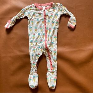KicKee Pants Baby Girl Pajamas 3-6 months